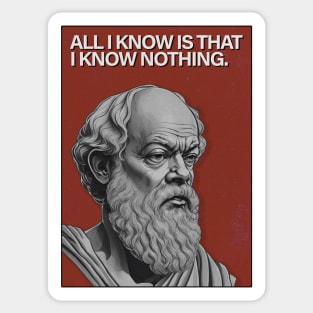 Socrates Quote Sticker